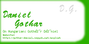 daniel gothar business card